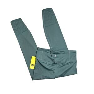 All In Motion Leggings Womens Size XS Jade Sleek Run Quick Dry Raw Hem NWT